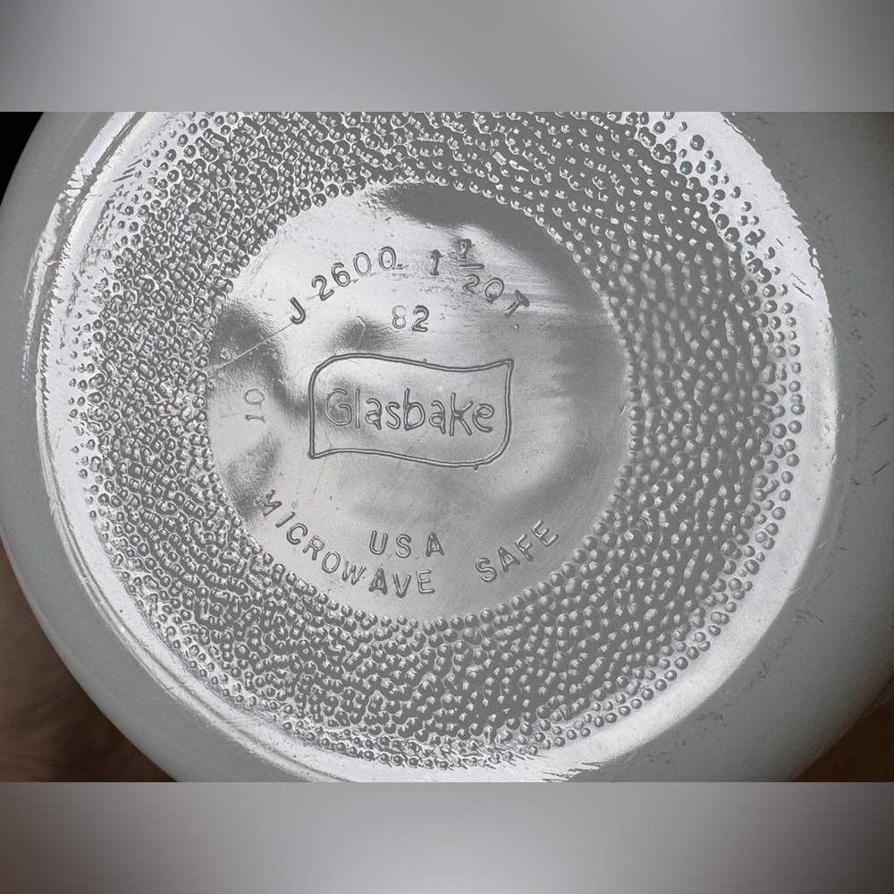 Glasbake vintage Green Daisy Casserole Dish💚🌼 - Picture 9 of 13